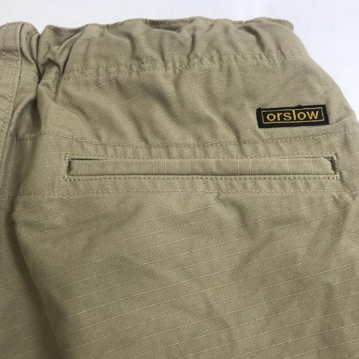 orslow 　オアスロウ  03-1002-67 NEW YORKER ニューヨーカー リップストップ   Beige ベージュ｜gaku-shop｜07