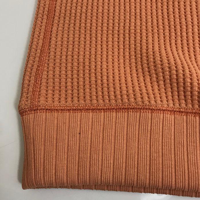 Jackman　ジャックマン　JM7200 Waffle Midneck ワッフル素材ミッドネックカットソー  Apricot　アプリコット｜gaku-shop｜03