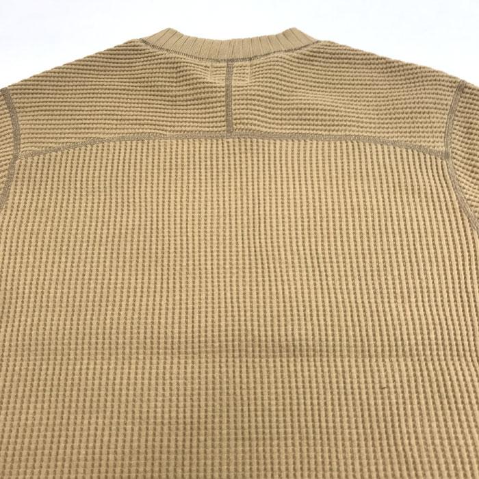 Jackman　ジャックマン JM7200 Waffle Midneck ワッフル素材ミッドネックカットソー Biscuit_6