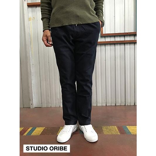 STUDIO ORIBE スタジオオリベ CL051 クライミングパンツ　テーパードシルエット 定番で活躍　Indigo　インディゴ｜gaku-shop