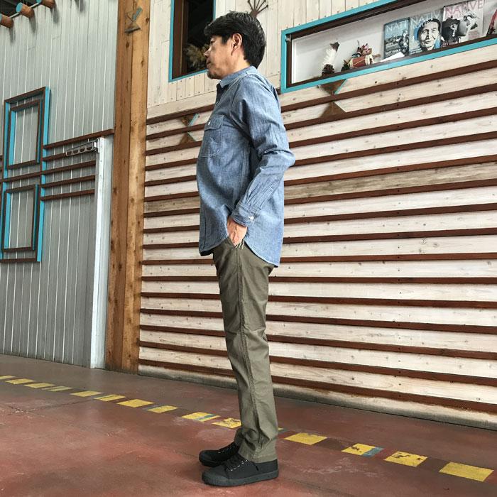 STUDIO ORIBE スタジオオリベ 　クライミングパンツ　 CL051 クライミングパンツ　テーパードシルエット Khaki　カーキ｜gaku-shop｜03