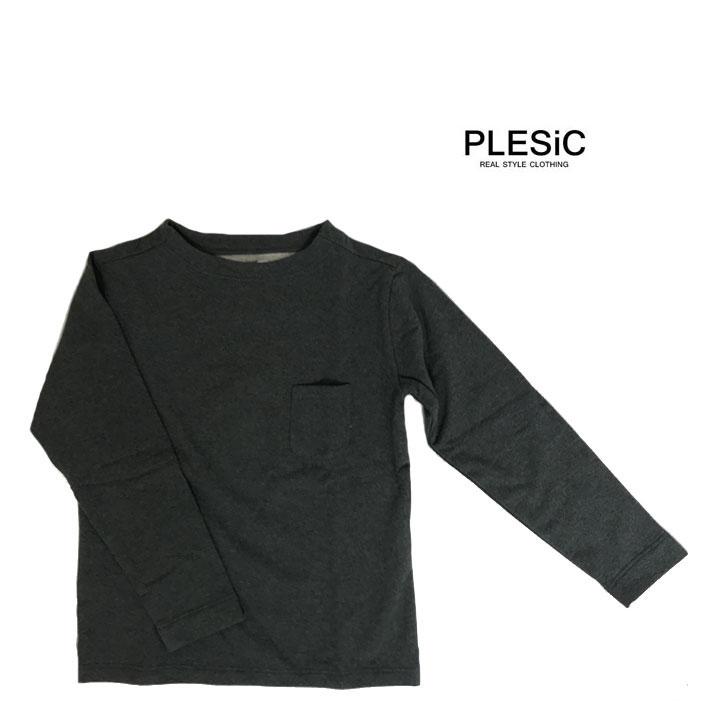 Plesic　プルシック　 【SALE】AK170174度詰めハード裏毛　ガンジーネックカットソー｜gaku-shop｜02