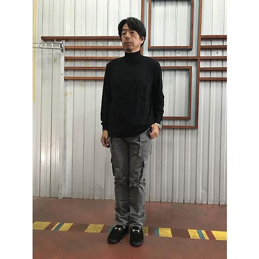 FilMelange(フィルメランジェ) DUOMO ドゥオモ 長袖モックネックネックカットソー　Black　日本製｜gaku-shop｜09