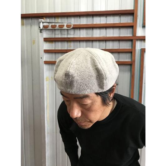 DECHO【SALE】デコ　9-5AD19 SMALL BERETスモールベレー帽　ウール　Gray Charcoal グレー　チャコール｜gaku-shop｜04