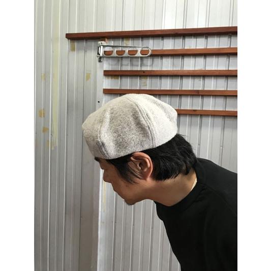 DECHO【SALE】デコ　9-5AD19 SMALL BERETスモールベレー帽　ウール　Gray Charcoal グレー　チャコール｜gaku-shop｜05