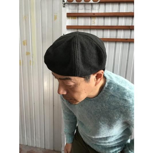 DECHO【SALE】デコ　9-5AD19 SMALL BERETスモールベレー帽　ウール　Gray Charcoal グレー　チャコール｜gaku-shop｜10