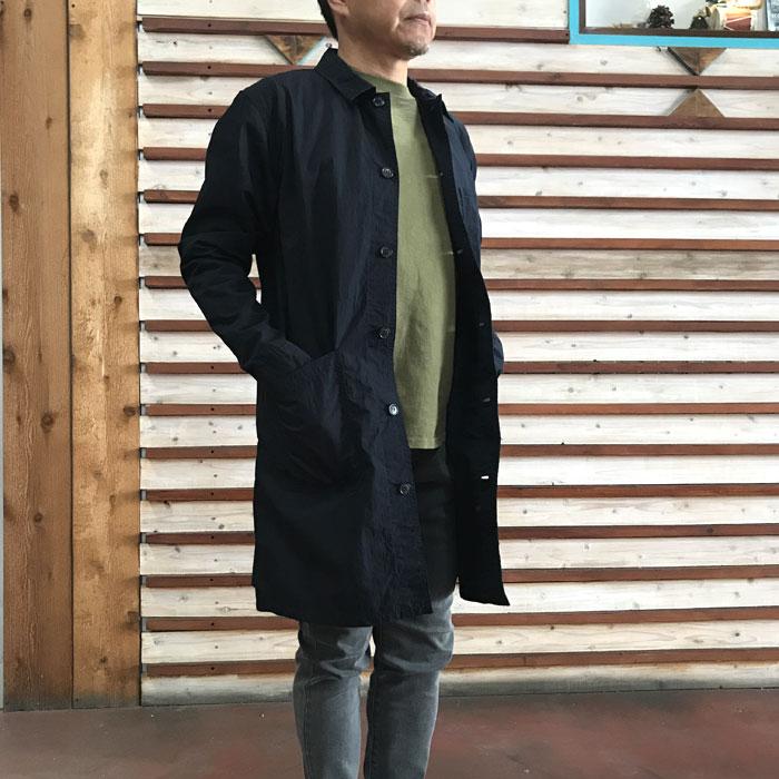 新品タグ付 FOB FACTORY F2395 フレンチシャツコート M 紺 FOB FACTORY FACTORY（FOBファクトリー） F2395 フレンチ シャツ