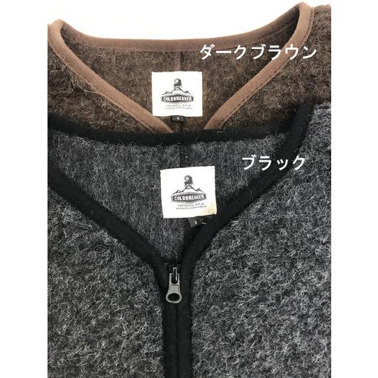 COLDBREAKER ウールベスト ブラウン　ポーランド製 COLD BREAKER（コールドブレーカー） コールドブレーカーWOOL VEST
