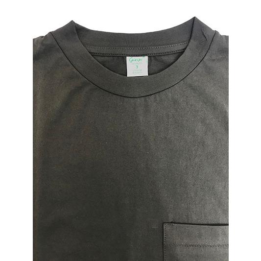 gicipi ジチピ　【SALE】GRANCHIO2105Pグラーンキオ　ポケット付きショートスリーブTシャツ　NeroVelato　MarroneVelato Made in Italy｜gaku-shop｜02