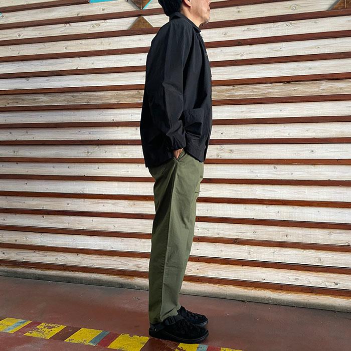 STUDIO ORIBE Lポケット パンツ スタジオオリベ チノパン ブラック L-POCKET PANTS｜STUDIO ORIBE（スタジオオリベ）
