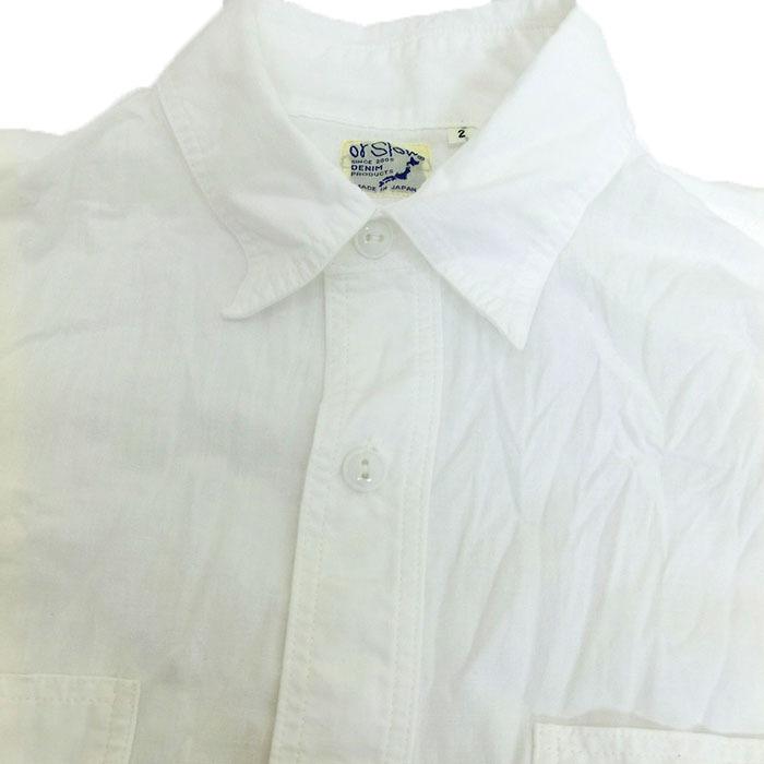 orSlow オアスロウ 01-8070-69 Work Shirts White Chambray ワークシャツ　ホワイトシャンブレー　日本製｜gaku-shop｜02