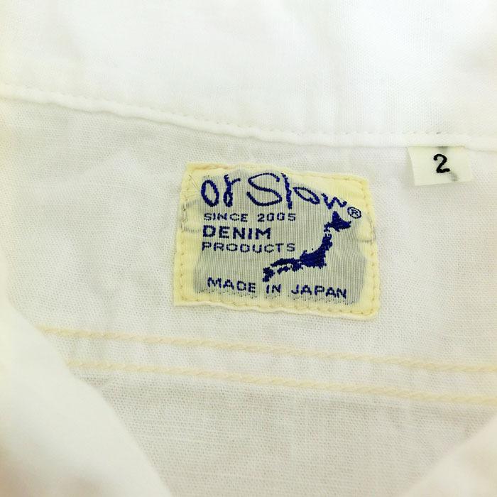 orSlow オアスロウ 01-8070-69 Work Shirts White Chambray ワークシャツ　ホワイトシャンブレー　日本製｜gaku-shop｜08