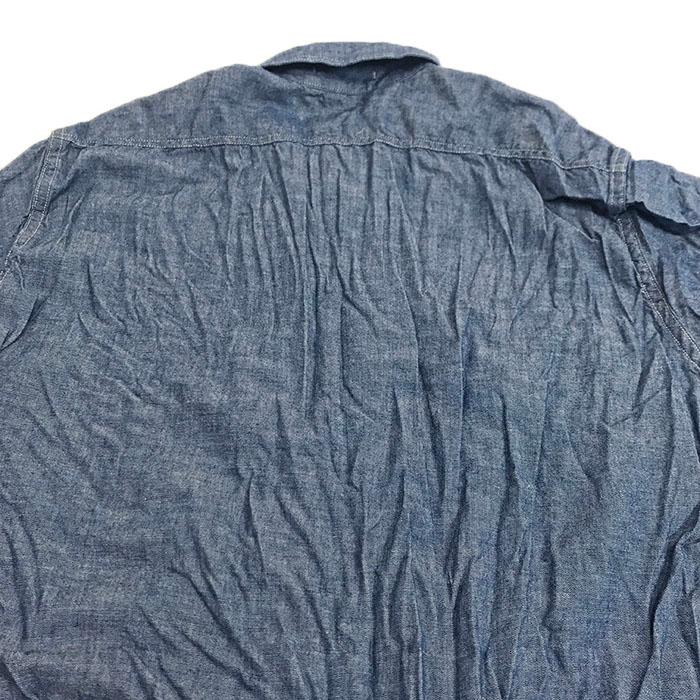 orSlow オアスロウ シャンブレーシャツ　01-V8070-84 Vintage Fit Work Shirts Chambray　シャンブレーワークシャツ　Blue｜gaku-shop｜07