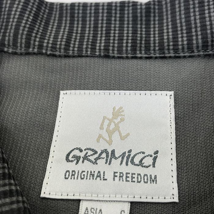Gramicci グラミチ 【SALE】G2FM-J022 GRID CORD ZIP SHIRT  グリッドコードジップシャツ Grey シャツジャケット｜gaku-shop｜08