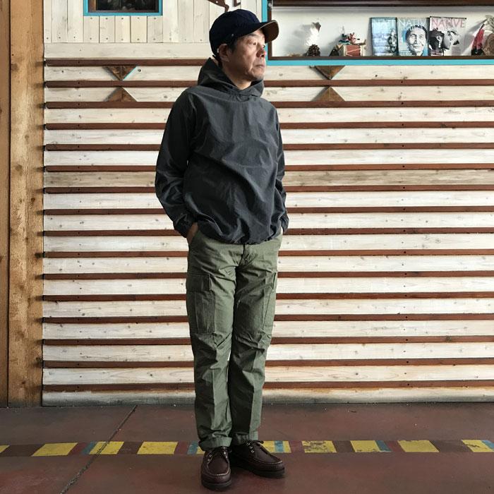 MANUAL ALPHABET  マニュアルアルファベット  撥水パーカ  MA-J-327 A.W.T MIL PARKA  Black Navy｜gaku-shop｜02