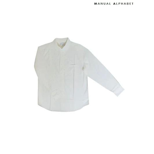 マニュアルアルファベット MANUAL ALPHABET　ボタンダウンシャツ  BASIC-BG-001 Bulging Fit スーピマコットンオックス ボタンダウンシャツ White｜gaku-shop｜14