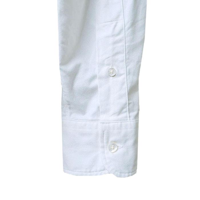 マニュアルアルファベット MANUAL ALPHABET　ボタンダウンシャツ  BASIC-BG-001 Bulging Fit スーピマコットンオックス ボタンダウンシャツ White｜gaku-shop｜05