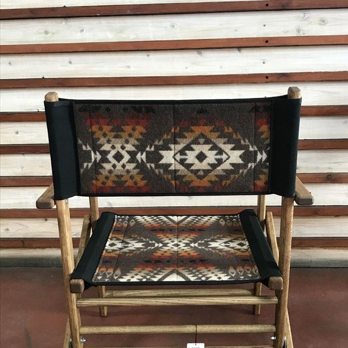 ペンドルトン【SALE】PENDLETON　ディレクターチェアー　TV011  オリジナルフォールディングチェアー　Mission Trail Brown　日本製｜gaku-shop｜05