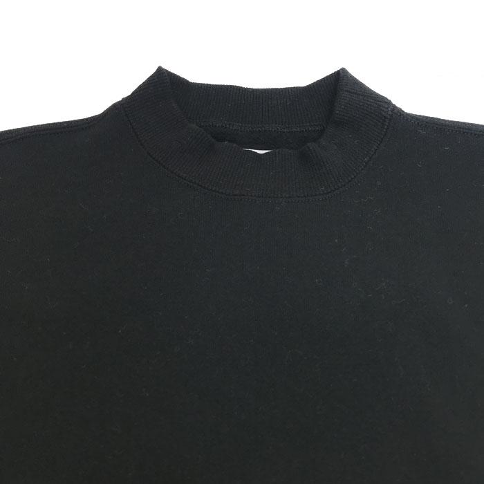 MANUAL ALPHABET 【SALE】マニュアルアルファベット  MA-C-203 BRUSHED SWEAT MOCKNECK モックネックスウェット　Black｜gaku-shop｜07