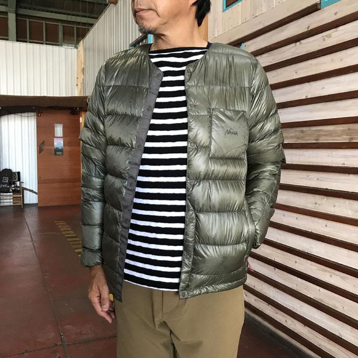 NANGA ナンガ INNER DOWN CARDIGAN【SALE】 DETACHABLE SLEEVE  