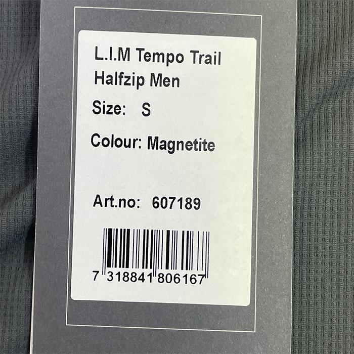 HAGLOFS ホグロフス国内正規品 L.I.M Tempo Trail Halfzip リムテンポトレイル ハーフジップ　マグネタイト｜gaku-shop｜08