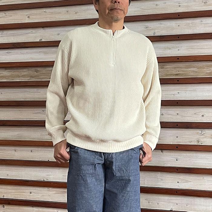 Jackman（ジャックマン） JM7502 Waffle Half Zip ワッフル ハーフ