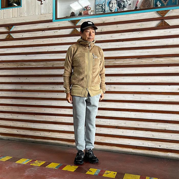 Haglofs ホグロフスフードフリースジャケット  ヴァッシミッドフードフリース 606844 国内正規品 Vassi Mid Hood Men OakBrown  TrueBlackの画像