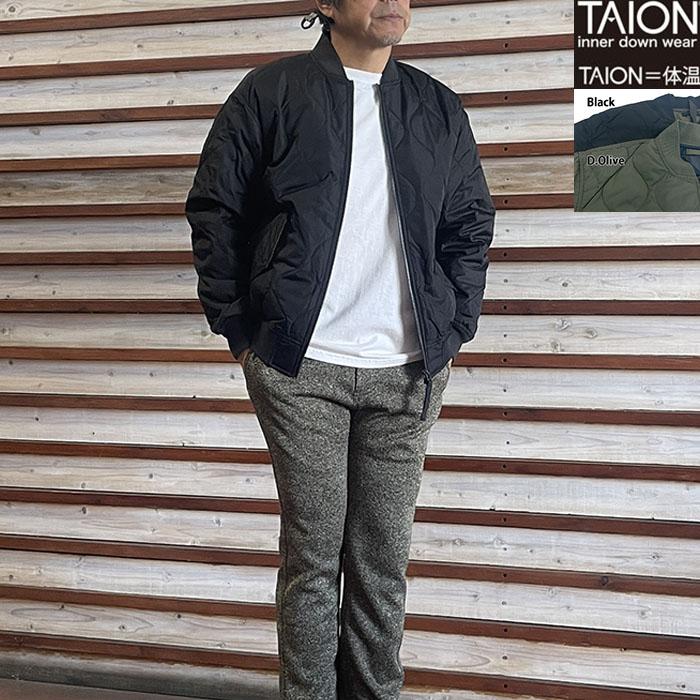 TAION（タイオン） 【SALE】TAION 体温 ミリタリー MA-1 ダウン