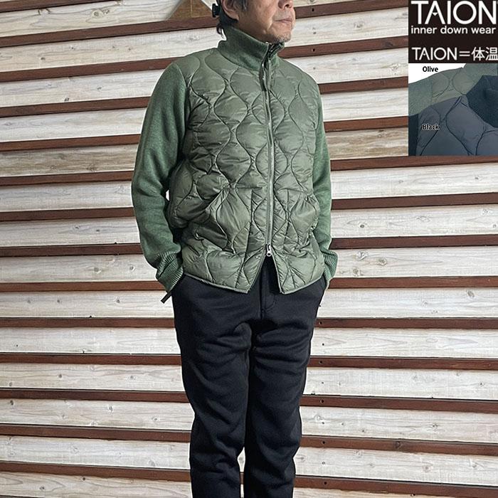TAION（タイオン） 【SALE】TAION 体温 ミリタリーハイネックWジップ