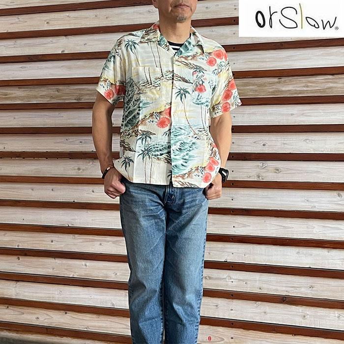 orSlow（オアスロウ） オアスロウ【SALE】 01-8158-66 HAWAIIAN SHIRT