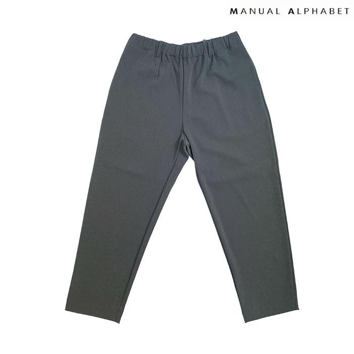 MANUAL ALPHABET マニュアルアルファベット PE TWILL JERSEY TAPERD
