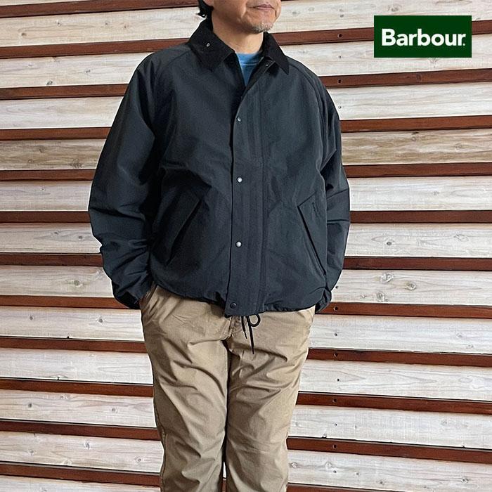 Barbour ブラック ナイロンジャケット Barbour（バブアー） BARBOUR Barbour バブアートランスポートナイロン