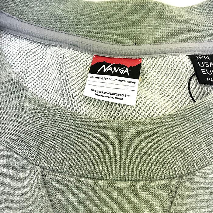 NANGA ナンガ パワードライミック スショートスリーブ スウェットシャツ DRY MIX S/S SWEAT SHIRT Black Khaki N2610-1K026A_5
