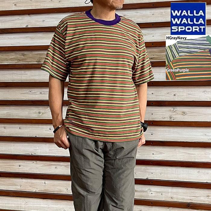 WALLA WALLA SPORT（ワラワラスポーツ） S/S STRIPE TEE 半袖 