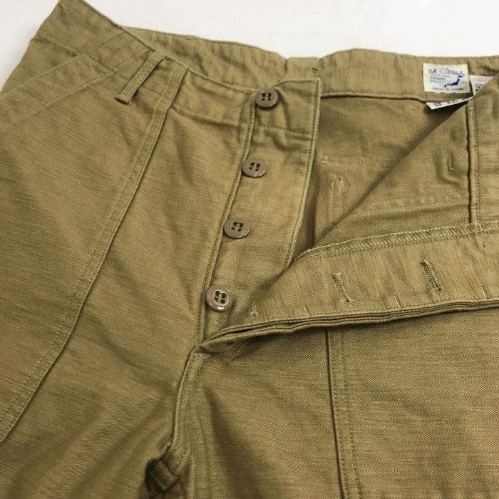 orslow　オアスロウ　ファティーグパンツ　01-5002-40 US　ARMY　FATIGEパンツ　オリジナル生地　Khaki カーキ｜gaku-shop｜04