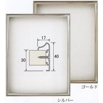 アルミ製仮縁 185 F6（吊り金具1組(2個)、紐付き） : 額縁のミサキヤ
