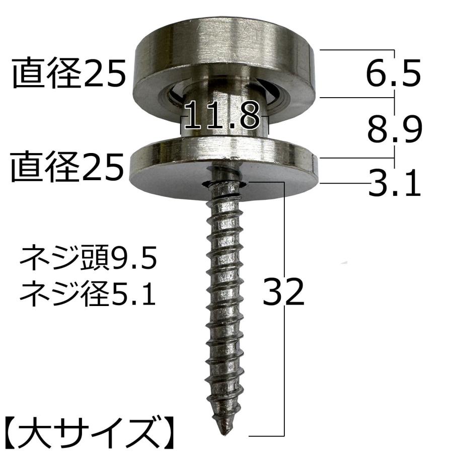 額吊金具 洋額フック(飾鋲フック) /中サイズ 1ヶ入 /#4102 /垂直耐荷重