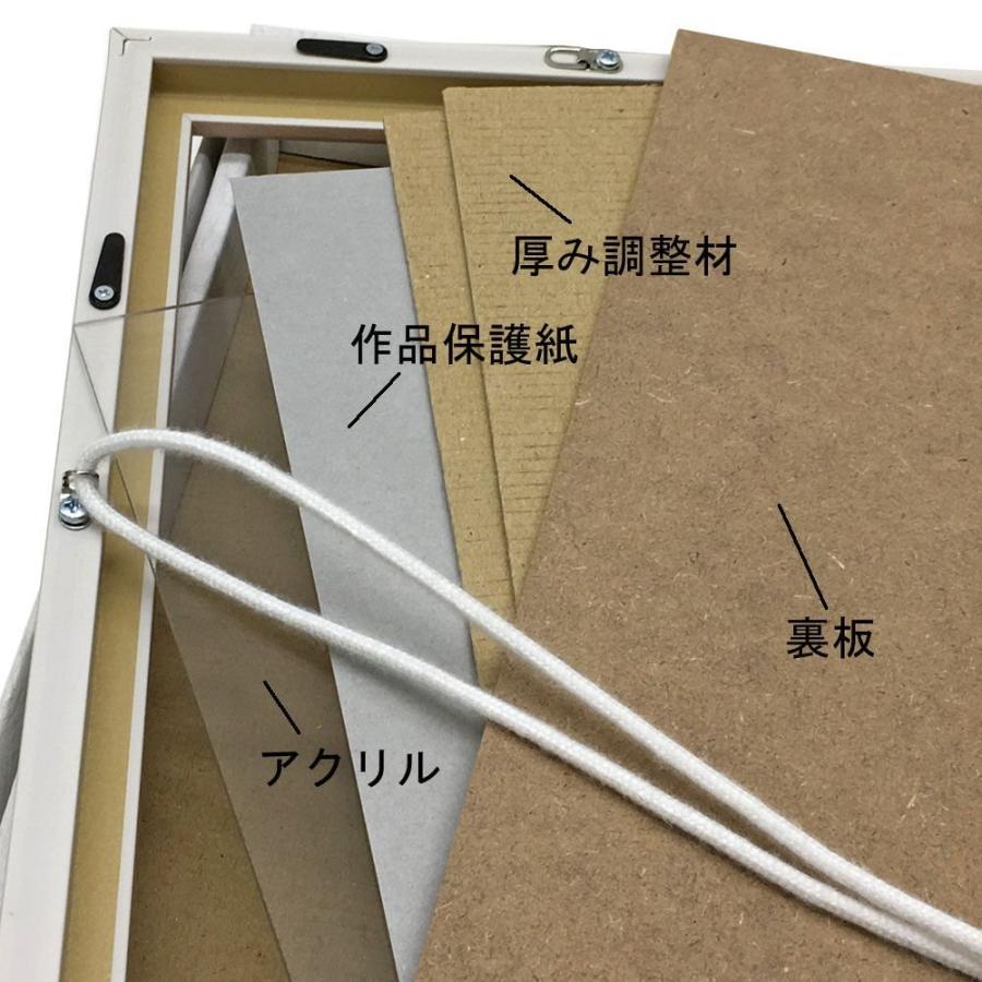 一般額(デッサン額) MH-E33H アクリル付 /額縁内寸法:500×600(5060)の画像