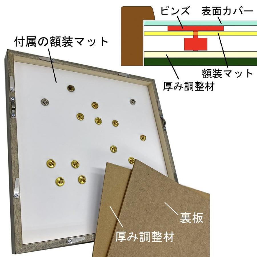 ピンバッジ(ピンズ)専用額 5767 ガラス付 /額縁内寸法:258×365(B4