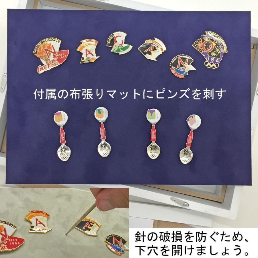 ピンズ・ピンバッジ額 レイヤーボックス アクリル付 /額縁内寸法:298