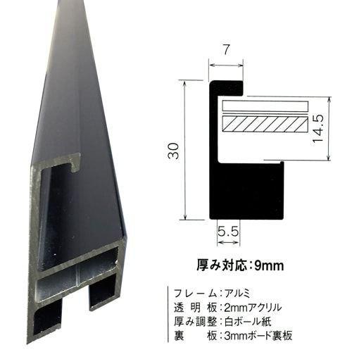 一般額(デッサン額) SL-202N アクリル付 /額縁内寸法:729×912(ジャスト30F) /大型A 時間指定・日祝配送不可の画像