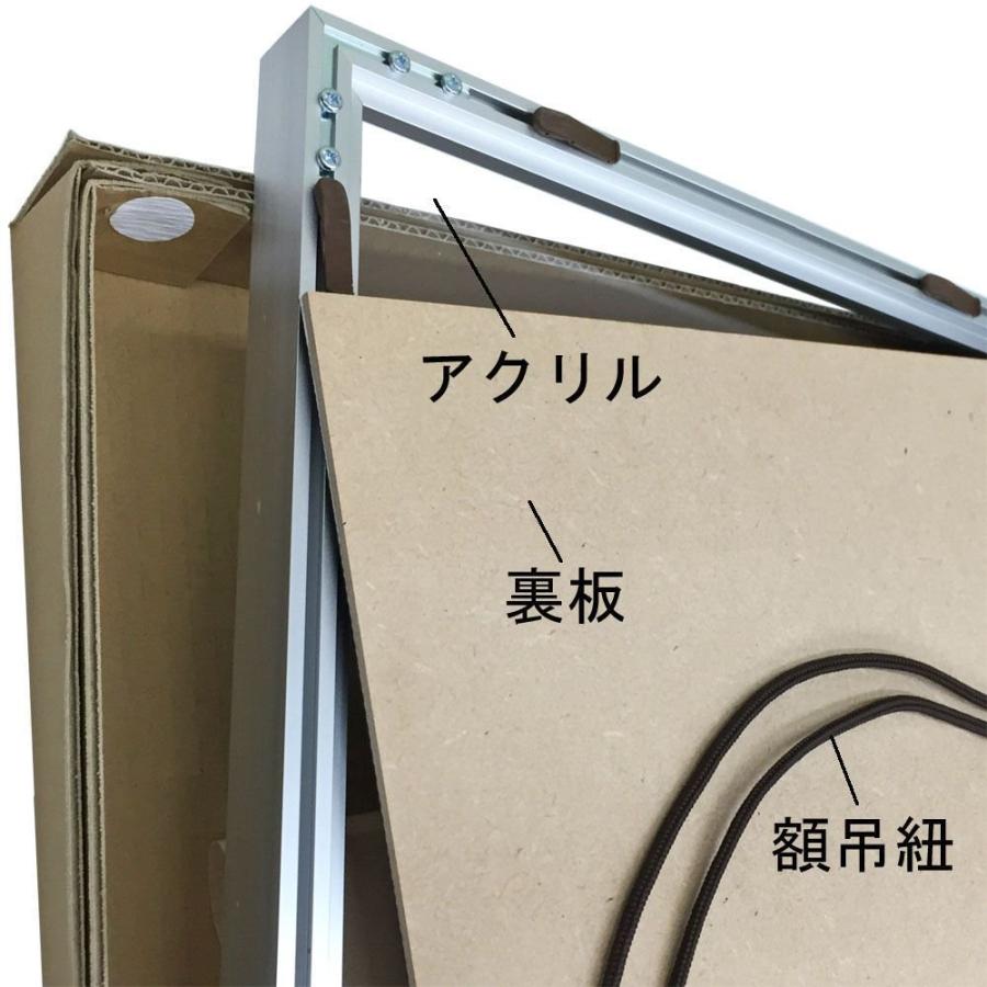 ユニフォーム額 GT05・ビロード布 UVカット強化型アクリル付 /額外寸