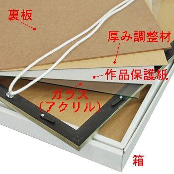 写真額 BH-E27F アクリル付 /105×150(ハガキ)の写真や紙が入る /額縁内
