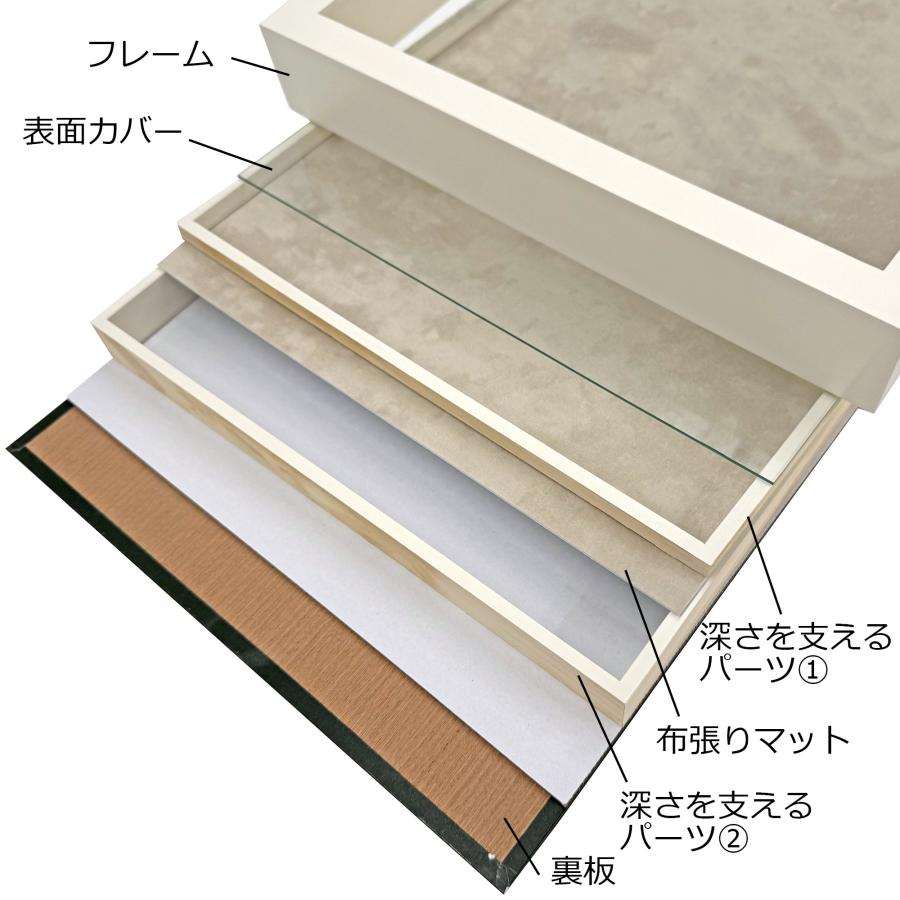 ピンズ・ピンバッジ額 9790 ガラス付 /額縁内寸法:200×200(20角