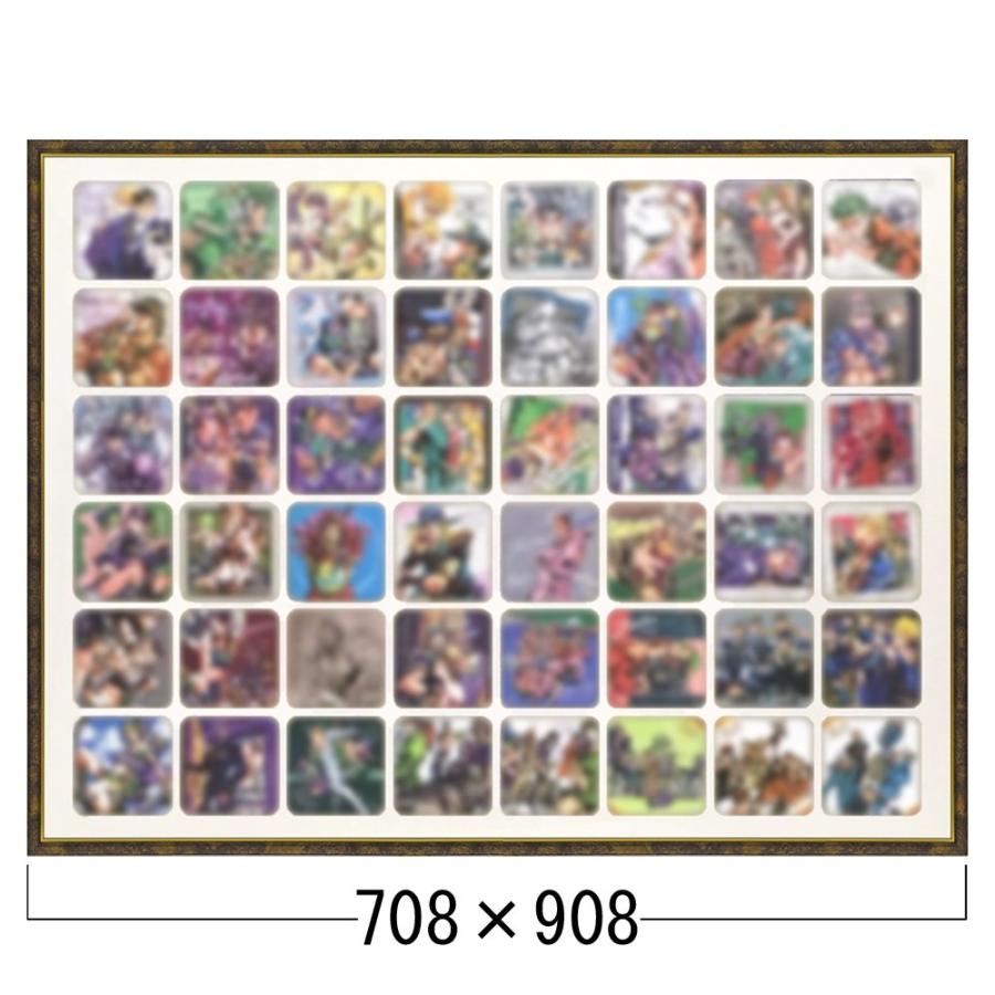 コースター専用額(コースターサイズ:90×90 角丸) MB-500N アクリル付 /額縁内寸法:694×894(MO判)「大型A 時間指定・日祝配送不可」_4