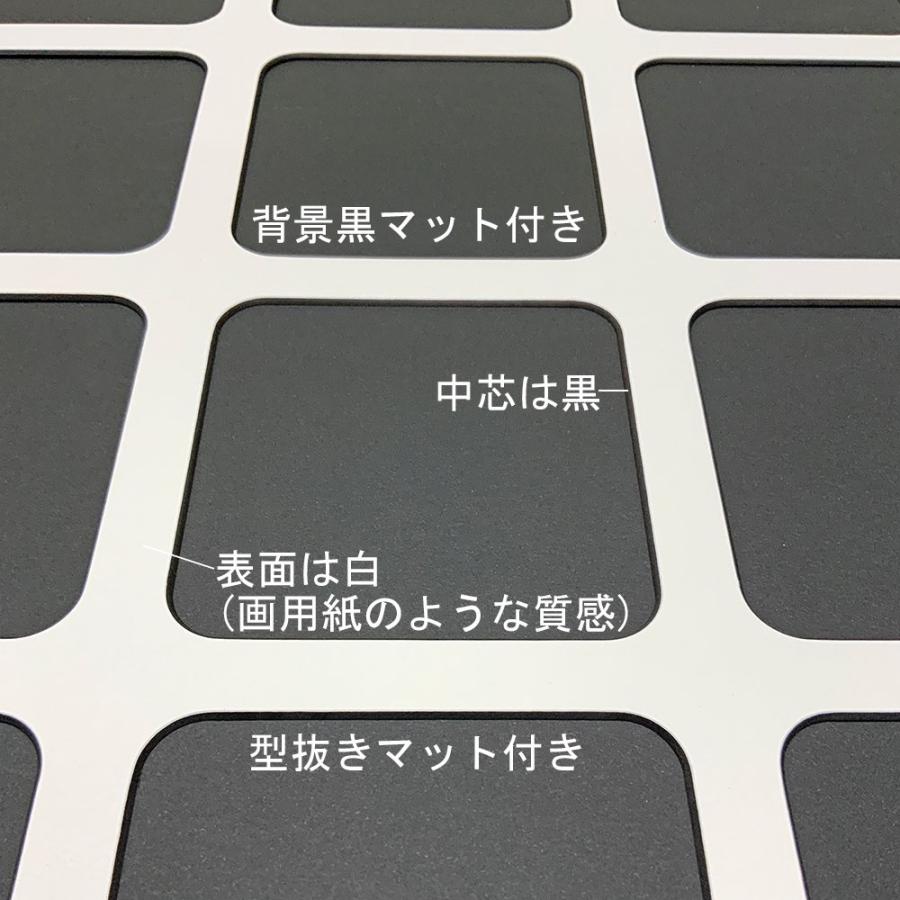 コースター専用額(コースターサイズ:90×90 角丸) MB-500N アクリル付