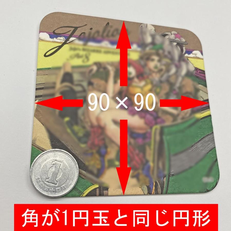 コースター専用額(コースターサイズ:90×90 角丸) MB-500N アクリル付