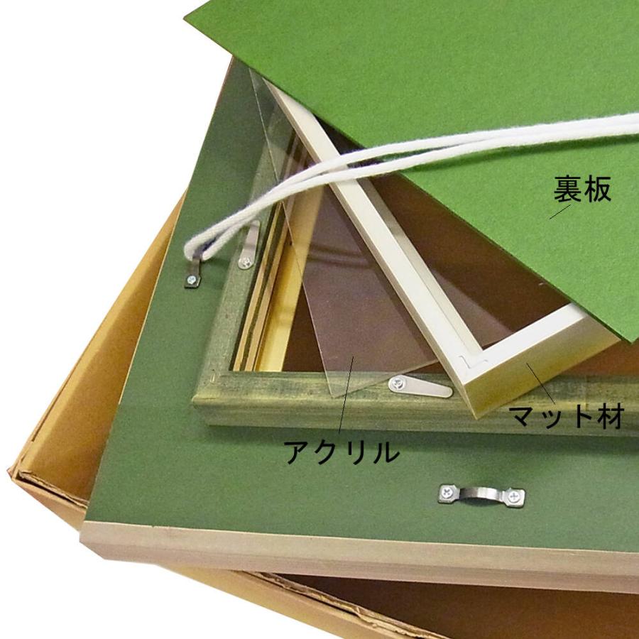 3484N UVカット強化型アクリル付 /409×409(S6)のキャンバス・パネル用(厚さ23ミリ以下)/土日祝を除く10-12日で発送 【ORIGINAL】
