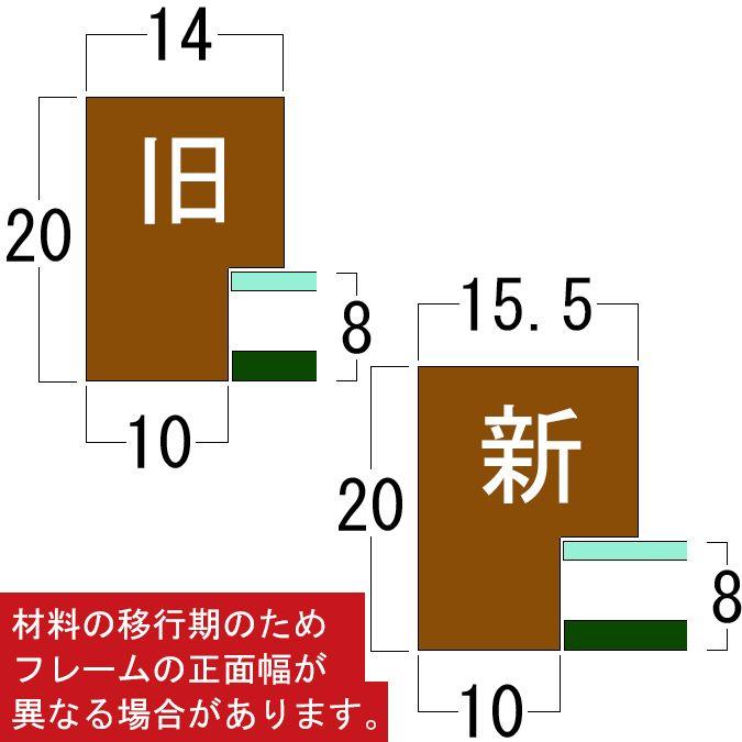 一般額(デッサン額) TG14 UVカット強化型アクリル付 /額縁内寸法:149×211(A5)｜gakubuti｜09