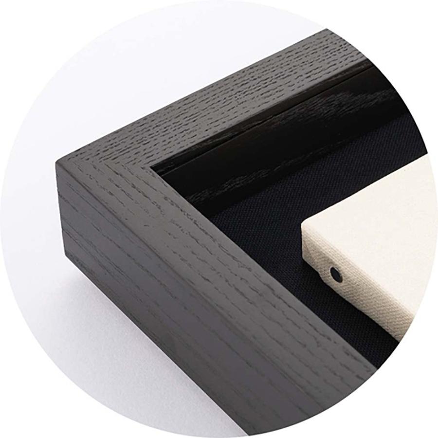 角箱　ボックスフレーム　油彩額縁　白P6.F6 黒P6.F6 おまとめ4点 油絵額縁 角箱 アクリル付 /409×409(S6)のキャンバス・パネル用